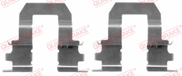 Accessory Kit, disc brake pad (109-1255-1)