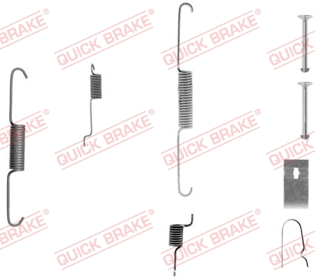 Accessory Kit, brake shoes (105-0811-1)