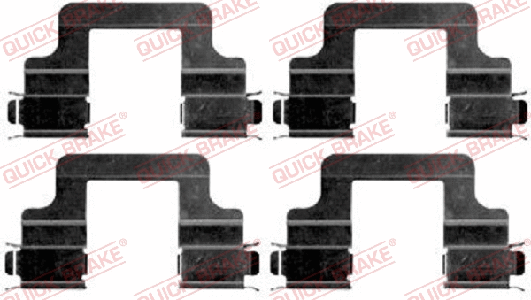 Accessory Kit, disc brake pad (109-1679)