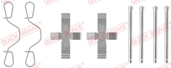 Accessory Kit, disc brake pad (109-0923)