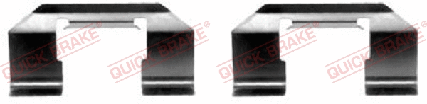 Accessory Kit, disc brake pad (109-1174-1)