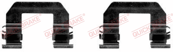 Accessory Kit, disc brake pad (109-1693-1)