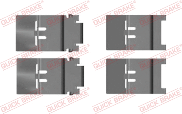 Accessory Kit, disc brake pad (109-0152R-1)