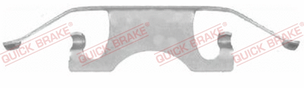 Accessory Kit, disc brake pad (109-1640-1)