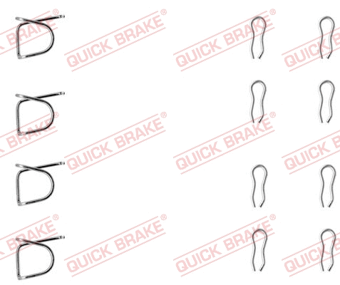 Accessory Kit, disc brake pad (109-0939)