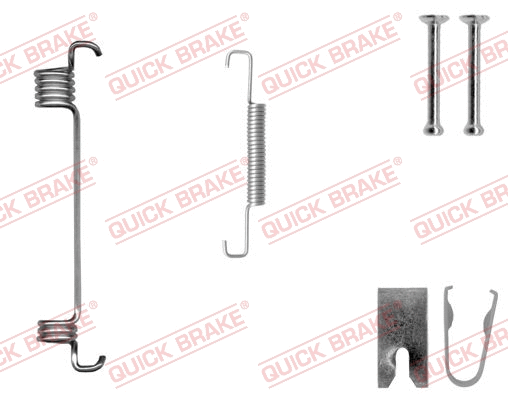 Accessory Kit, parking brake shoes (105-0875-1L)