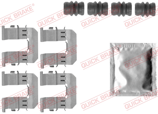 Accessory Kit, disc brake pad (109-1847)