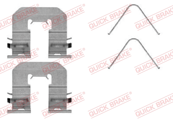 Accessory Kit, disc brake pad (109-0068R-1)