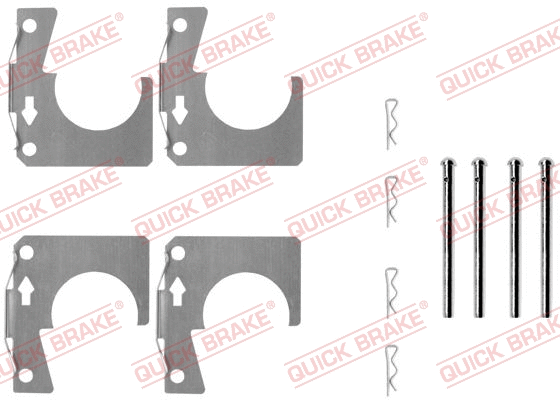 Accessory Kit, disc brake pad (109-0914)