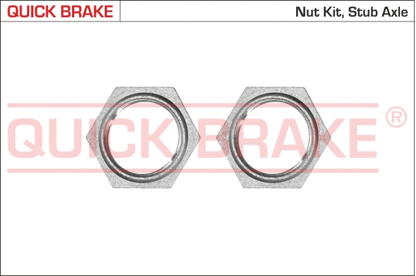 Nut, stub axle (9802K)