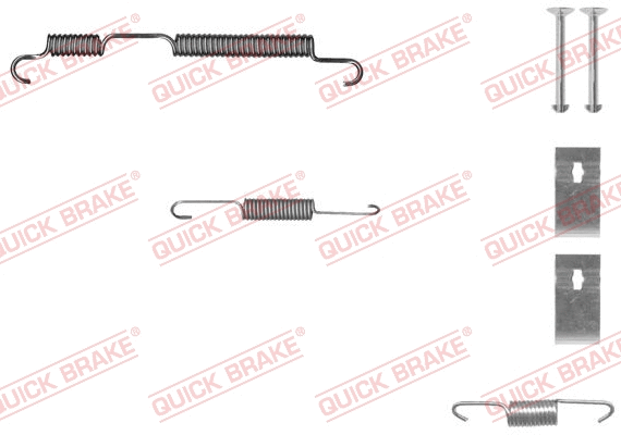 Accessory Kit, brake shoes (105-0050-1R)