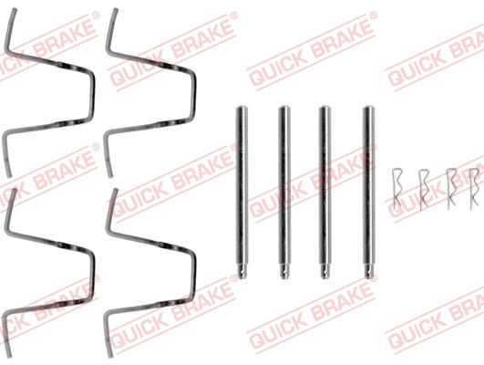 Accessory Kit, disc brake pad (109-1010)