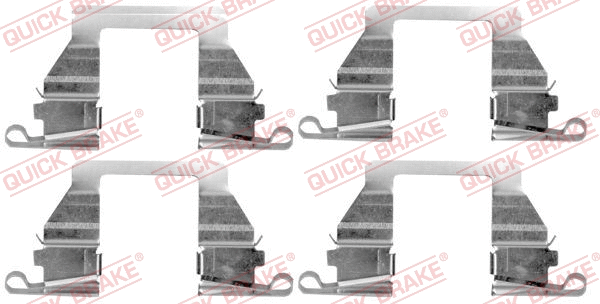 Accessory Kit, disc brake pad (109-1800)