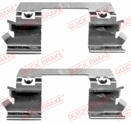 Accessory Kit, disc brake pad (109-1234-1)