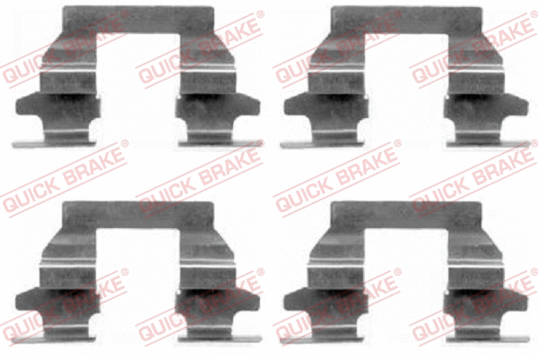Accessory Kit, disc brake pad (109-1625)