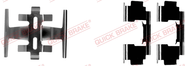 Accessory Kit, disc brake pad (109-1088-1)