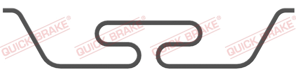 Accessory Kit, disc brake pad (109-0090R-1)