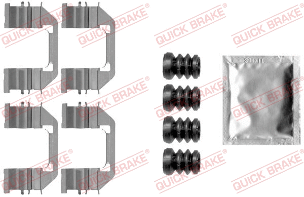 Accessory Kit, disc brake pad (109-1888)