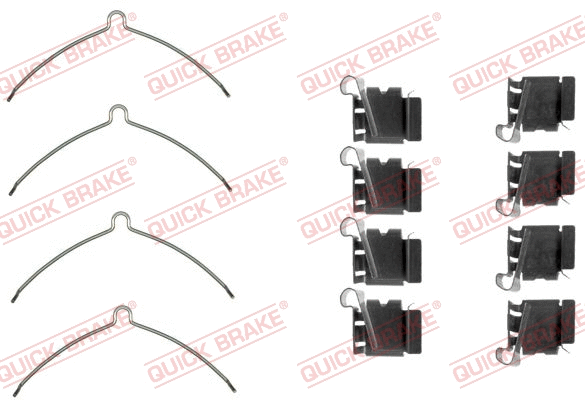 Accessory Kit, disc brake pad (109-1622)