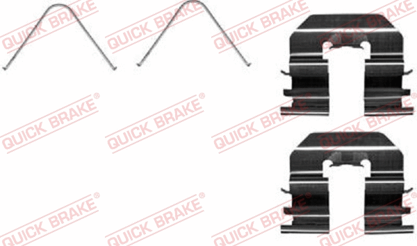 Accessory Kit, disc brake pad (109-0073R-1)