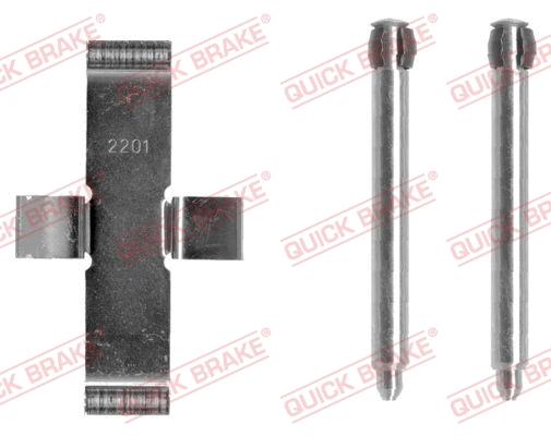 Accessory Kit, disc brake pad (109-1037-1)