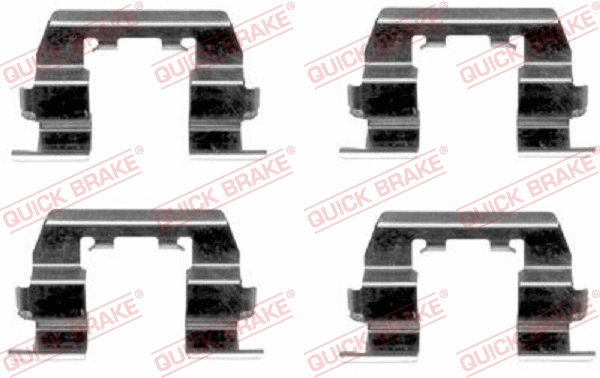 Accessory Kit, disc brake pad (109-1669)
