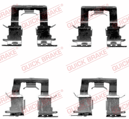 Accessory Kit, disc brake pad (109-1620)