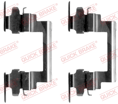 Accessory Kit, disc brake pad (109-1236-1)