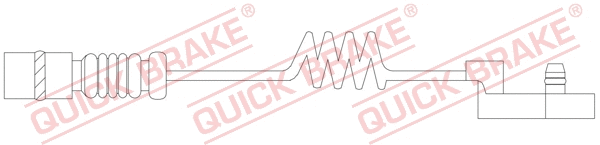 Warning Contact, brake pad wear (WS 0111 A)