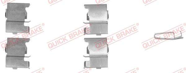 Accessory Kit, disc brake pad (109-1775-1)