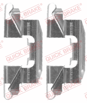 Accessory Kit, disc brake pad (109-1720-1)