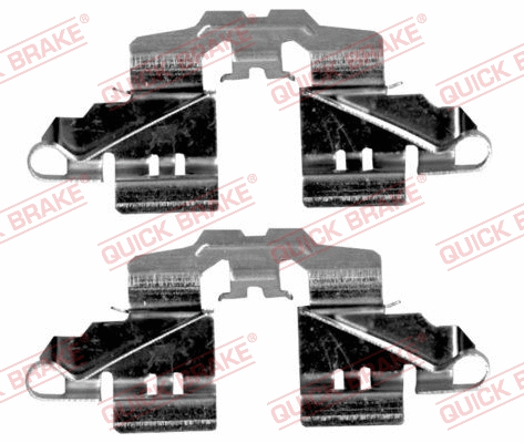 Accessory Kit, disc brake pad (109-1808R-1)
