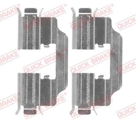 Accessory Kit, disc brake pad (109-0012R-1)