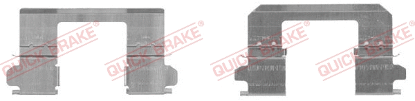Accessory Kit, disc brake pad (109-1736-1)