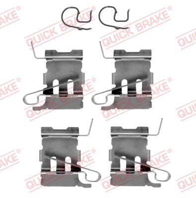 Accessory Kit, disc brake pad (109-0182R-1)