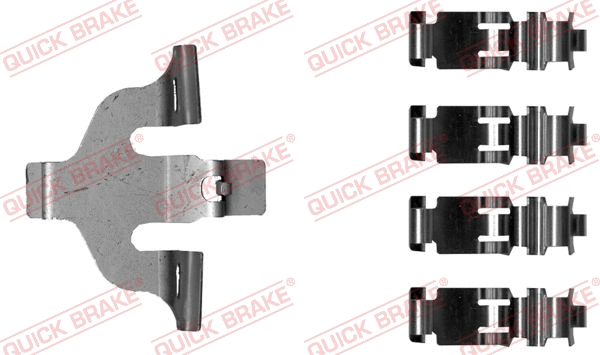 Accessory Kit, disc brake pad (109-0030-1)