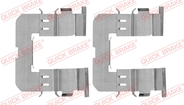 Accessory Kit, disc brake pad (109-1816-1)