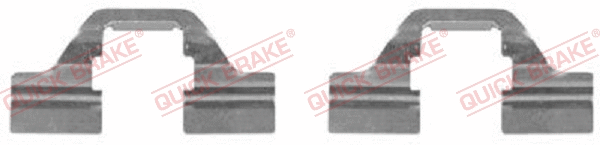 Accessory Kit, disc brake pad (109-1684-1)