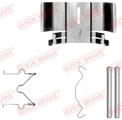 Accessory Kit, disc brake pad (109-1836R-1)