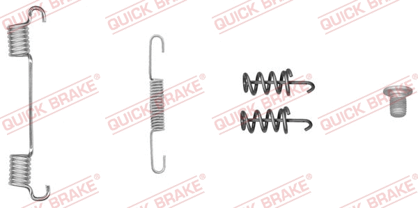 Accessory Kit, parking brake shoes (105-0051-1)