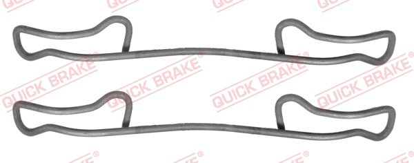 Accessory Kit, disc brake pad (109-1200)