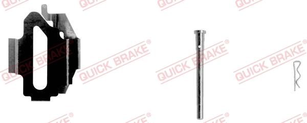 Accessory Kit, disc brake pad (109-1168-1L)