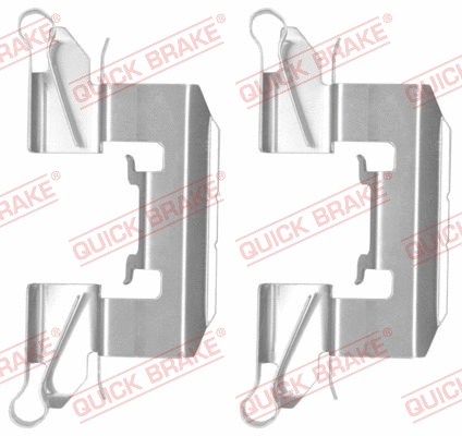 Accessory Kit, disc brake pad (109-1772-1)