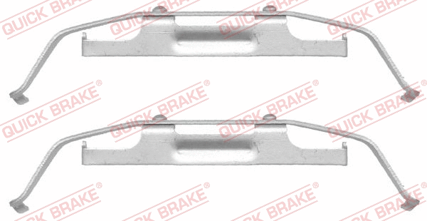 Accessory Kit, disc brake pad (109-1642)