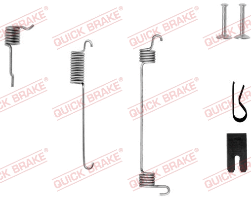 Accessory Kit, brake shoes (105-0772-1L)