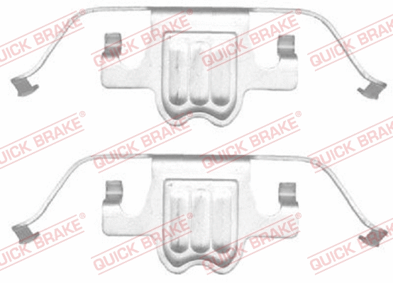 Accessory Kit, disc brake pad (109-1695)
