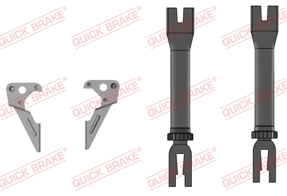 Adjuster Set, drum brake (102 53 029)