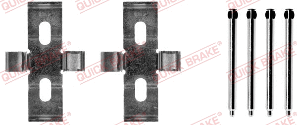 Accessory Kit, disc brake pad (109-1248)