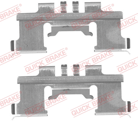 Accessory Kit, disc brake pad (109-1812R-1)