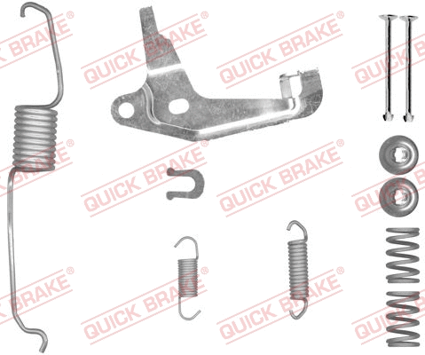 Accessory Kit, brake shoes (105-0853X-1R)